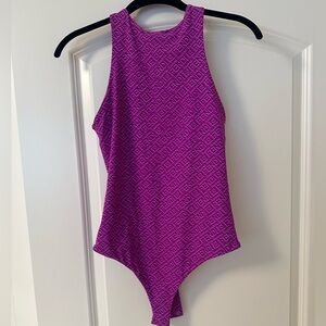 NWOT Fendi Skims Purple Bodysuit - Size Medium